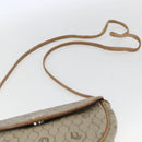 Christian Dior Honeycomb Canvas Shoulder Bag PVC Beige Gold Auth bs32581-8
