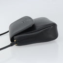 Burberrys Shoulder Bag Leather Black Gold Auth bs32582-4