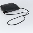 Burberrys Shoulder Bag Leather Black Gold Auth bs32582-7