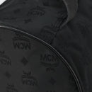 MCM Vicetos Backpack Nylon Black Gold Auth bs32585-14