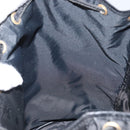 MCM Vicetos Backpack Nylon Black Gold Auth bs32585-19