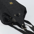 MCM Vicetos Backpack Nylon Black Gold Auth bs32585-6