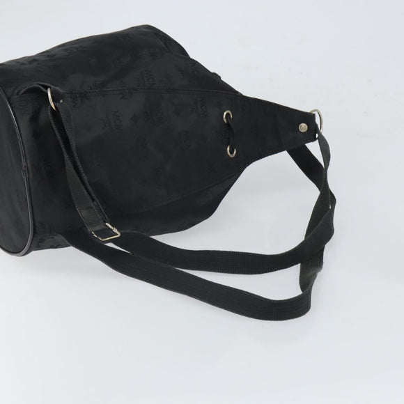 MCM Vicetos Backpack Nylon Black Gold Auth bs32585