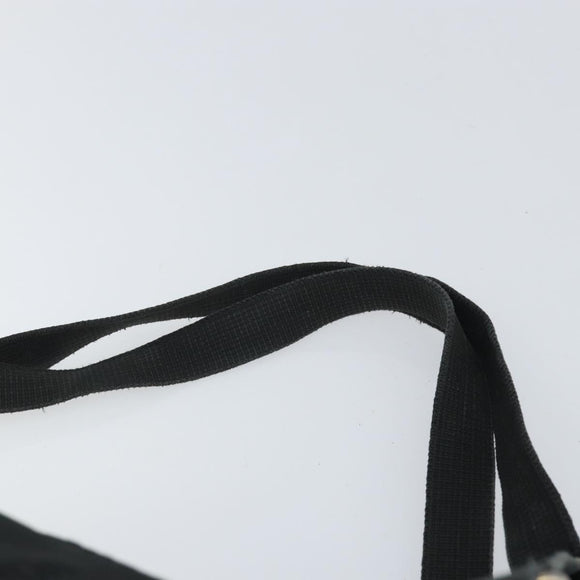 MCM Vicetos Backpack Nylon Black Gold Auth bs32585