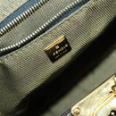 FENDI Zucca Canvas Hand Bag Black Brown Auth bs32586-22