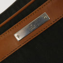 GUCCI Hand Bag Canvas 2way Khaki Gold 019 0535 Auth bs32587-19
