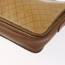 GIVENCHY Shoulder Bag PVC Canvas Beige Gold Auth bs32588-16