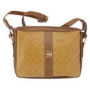 GIVENCHY Shoulder Bag PVC Canvas Beige Gold Auth bs32588-13