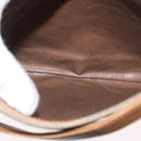 GIVENCHY Shoulder Bag PVC Canvas Beige Gold Auth bs32588-21