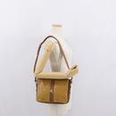 GIVENCHY Shoulder Bag PVC Canvas Beige Gold Auth bs32588-24