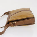 GIVENCHY Shoulder Bag PVC Canvas Beige Gold Auth bs32588-3