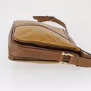 GIVENCHY Shoulder Bag PVC Canvas Beige Gold Auth bs32588-4