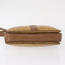 GIVENCHY Shoulder Bag PVC Canvas Beige Gold Auth bs32588-5