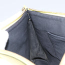 VERSACE Clutch Bag Leather Yellow Gold Auth bs32589-19