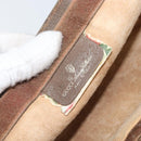 GUCCI GG Supreme Web Sherry Line Bag PVC Beige Gold 89 01 032 Auth bs32593-9