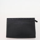 SAINT LAURENT Clutch Bag PVC Leather Coated Canvas 3 Set Beige Auth bs32596-9