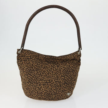 BOTTEGA VENETA Hand Bag Nylon 2 Set Black Brown Auth bs32599 - 0