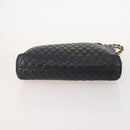 BALLY Chain Shoulder Bag Canvas Leather 3 Set Beige Black Auth bs32600-15