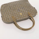 BALLY Chain Shoulder Bag Canvas Leather 3 Set Beige Black Auth bs32600-20