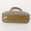 BALLY Chain Shoulder Bag Canvas Leather 3 Set Beige Black Auth bs32600-22