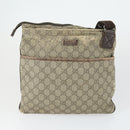GUCCI GG Supreme Tote Bag PVC 2 Set Beige Auth bs32602-2