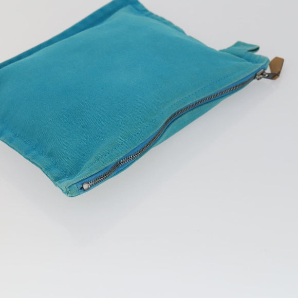 HERMES Bora Bora Pouch Canvas 3 Set Light Blue Auth bs32604