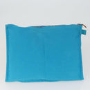 HERMES Bora Bora Pouch Canvas 3 Set Light Blue Auth bs32604-3
