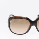GUCCI Glasses Sunglasses plastic 2 Set Black Brown Auth bs32606-11