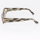 GUCCI Glasses Sunglasses plastic 2 Set Black Brown Auth bs32606-7