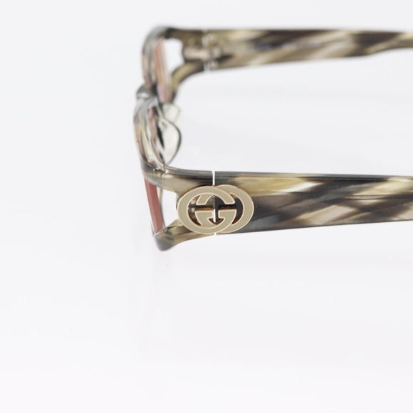 GUCCI Glasses Sunglasses plastic 2 Set Black Brown Auth bs32606