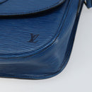 LOUIS VUITTON Epi Saint Cloud GM Shoulder Bag Toledo Blue M52195 LV Auth bs32607-15