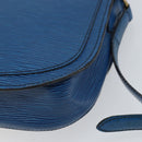 LOUIS VUITTON Epi Saint Cloud GM Shoulder Bag Toledo Blue M52195 LV Auth bs32607-17