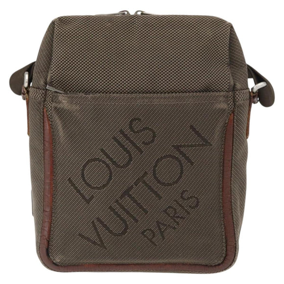 LOUIS VUITTON Damier Geant Sitadan MM Shoulder Bag Brown M93040 LV Auth bs32608