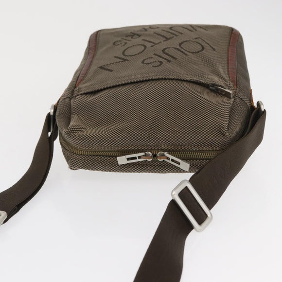 LOUIS VUITTON Damier Geant Sitadan MM Shoulder Bag Brown M93040 LV Auth bs32608