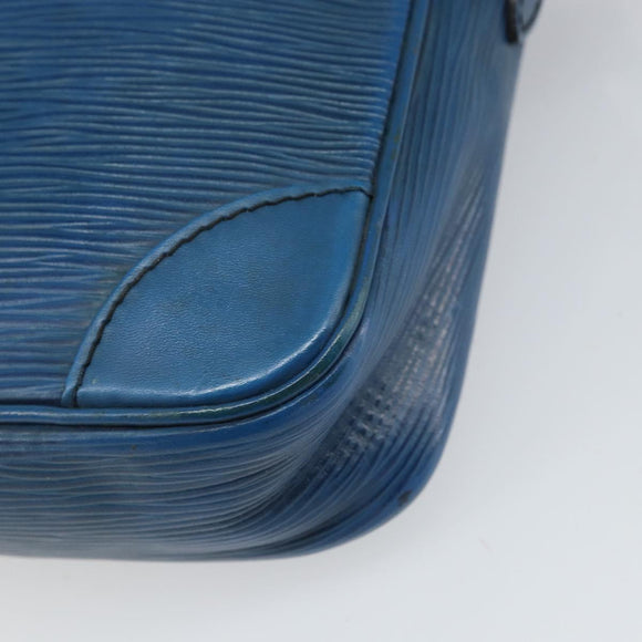 LOUIS VUITTON Epi Danube Shoulder Bag Blue M45635 LV Auth bs32615