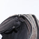 CHANEL Sports Line Shoulder Bag Nylon Gray Silver CC Auth bs32624-20