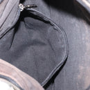 CHANEL Sports Line Shoulder Bag Nylon Gray Silver CC Auth bs32624-24