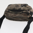 CHANEL Sports Line Shoulder Bag Nylon Gray Silver CC Auth bs32624-6