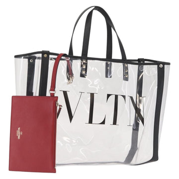 VALENTINO Tote Bag Vinyl Clear Auth bs32626