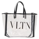 VALENTINO Tote Bag Vinyl Clear Auth bs32626-13