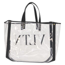 VALENTINO Tote Bag Vinyl Clear Auth bs32626-2