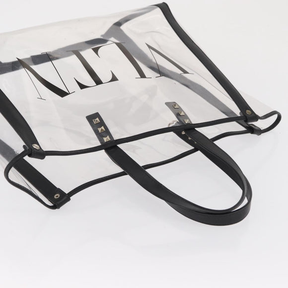 VALENTINO Tote Bag Vinyl Clear Auth bs32626