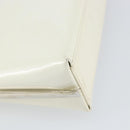 Salvatore Ferragamo Shoulder Bag Leather White Silver Auth bs32629-14