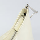 Salvatore Ferragamo Shoulder Bag Leather White Silver Auth bs32629-10