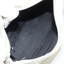 Salvatore Ferragamo Shoulder Bag Leather White Silver Auth bs32629-11