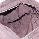 HERMES Acapulco Basas MM Shoulder Bag Nylon Brown Auth bs32633-18