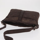 HERMES Acapulco Basas MM Shoulder Bag Nylon Brown Auth bs32633-6