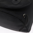 CHANEL Shoulder Bag Nylon Black Silver CC Auth bs32634-14