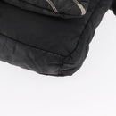 CHANEL Umhängetasche Nylon Schwarz CC Auth bs32635-14