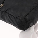CHANEL Umhängetasche Nylon Schwarz CC Auth bs32635-15
